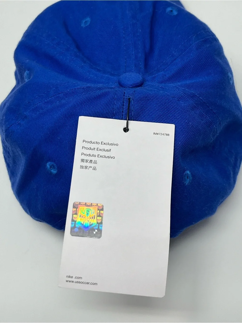 Nike Heritage86 USMNT STATES Adjustable Hat Game Royal Blue USA Soccer Dri-FIT
